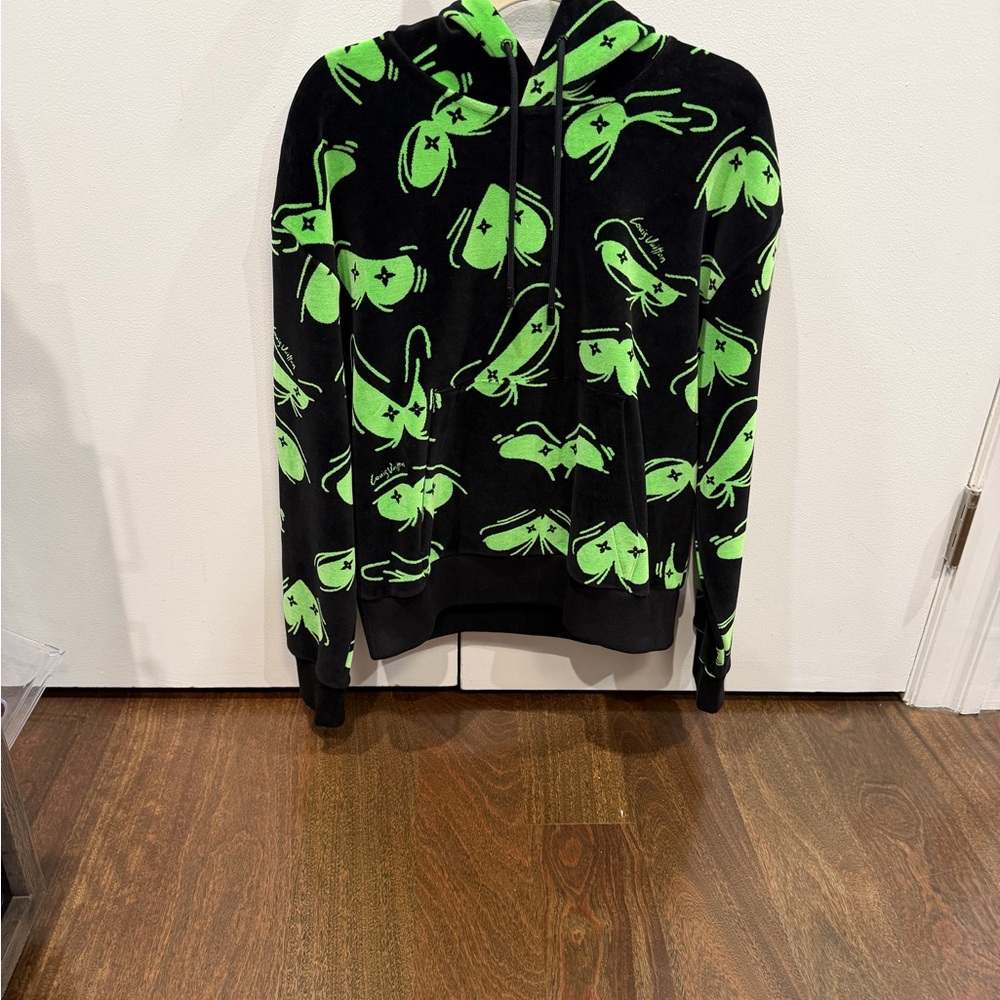 Louis Vuitton green eye hoodie size small